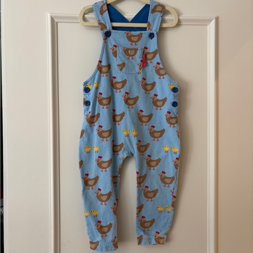 Toby Tiger Chicken Dungarees (2-3Years)